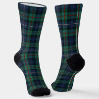 Clan Plaid Robertson Green Purple Check Tartan