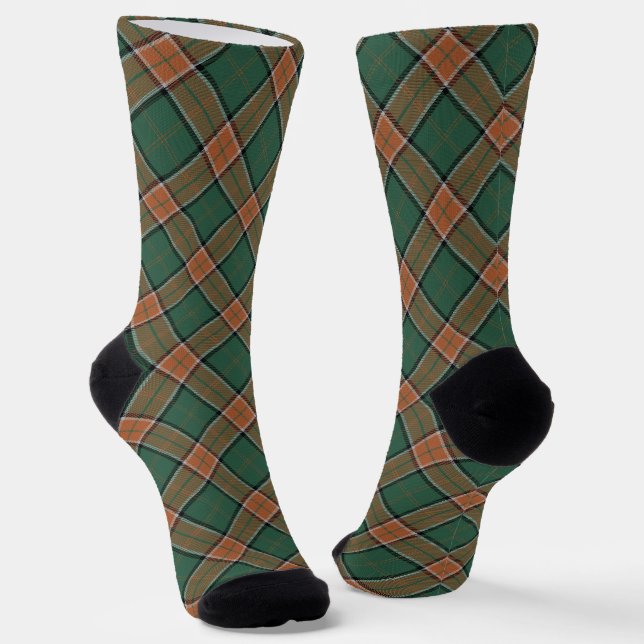 Chaussette Clan Pollock Tartan (Angulaire)