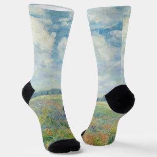 Chaussette Claude Monet - Champs de pavot près d'Argenteuil (