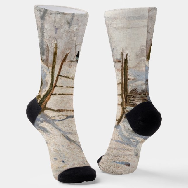 Chaussette Claude Monet - La Pie (Angulaire)