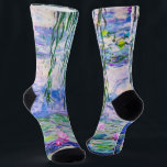 Chaussette Claude Monet - Nymphéas / Nymphéas 1919<br><div class="desc">Nymphéas (W.1852) - Claude Monet,  Huile sur toile,  1916-1919</div>