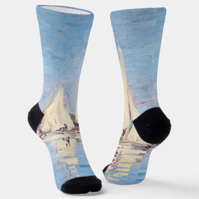 Chaussette Claude Monet - Régates à Argenteuil (Angulaire)
