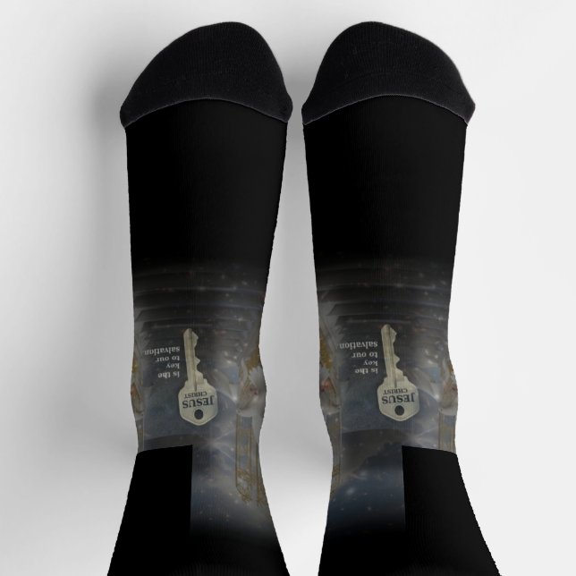 Chaussette Clé des chaussettes de salut (Haut)