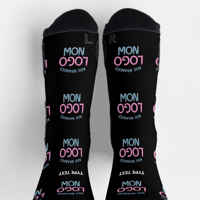 CHAUSSETTE CLIENT SIMPLE CONTEMPORAIN PROPRE NOIR MODE (Haut)
