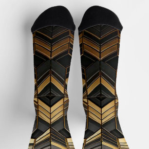 Chaussette Cloches en or noir
