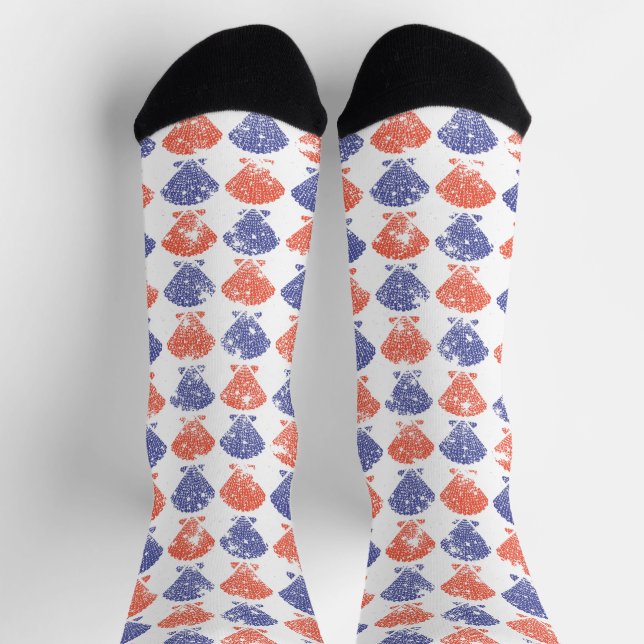 Chaussette Coastal Americana Seashells (Haut)