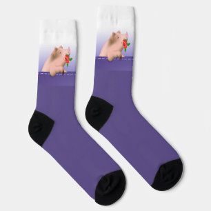 Chaussette Cochon en poche