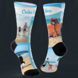 Chaussette Collage photo personnalisé Chaussettes vos photos<br><div class="desc">Chaussettes avec Collage Photo Personnalisé Famille Amour Texte Personnalisé - Mère / Père / Enfants / Parents / Couple - Photos Personnalisées Modernes Unique Votre Propre Design - Famille Spéciale / Amis ou Cadeau Personnel - Ajouter Vos Photos et Texte - Nom / Arrière - plan Préféré - Eléments et...</div>