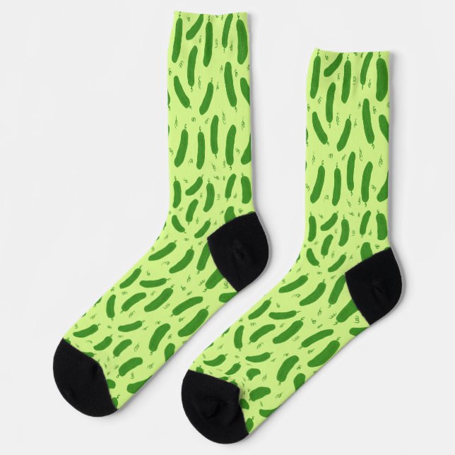 Chaussette Collection Pickle & Fresh motif (Gauche)