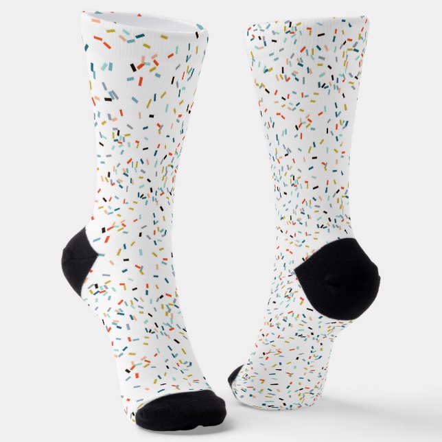 Chaussette Coloré Confetti Motif Automne (Angulaire)