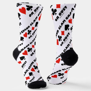 Chaussette Combinaisons Quatre Cartes Grand Chelem Ou Bust Br