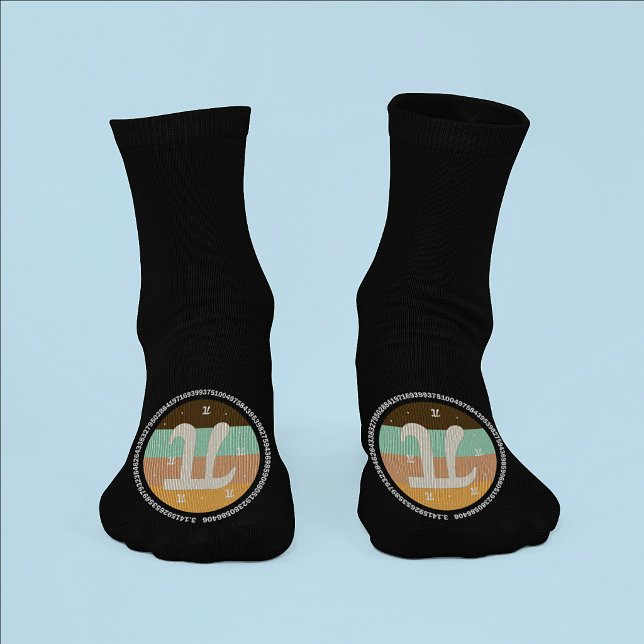 Chaussette Conception 3.14 Journée nationale de Pi - Idée cad (Créateur téléchargé)