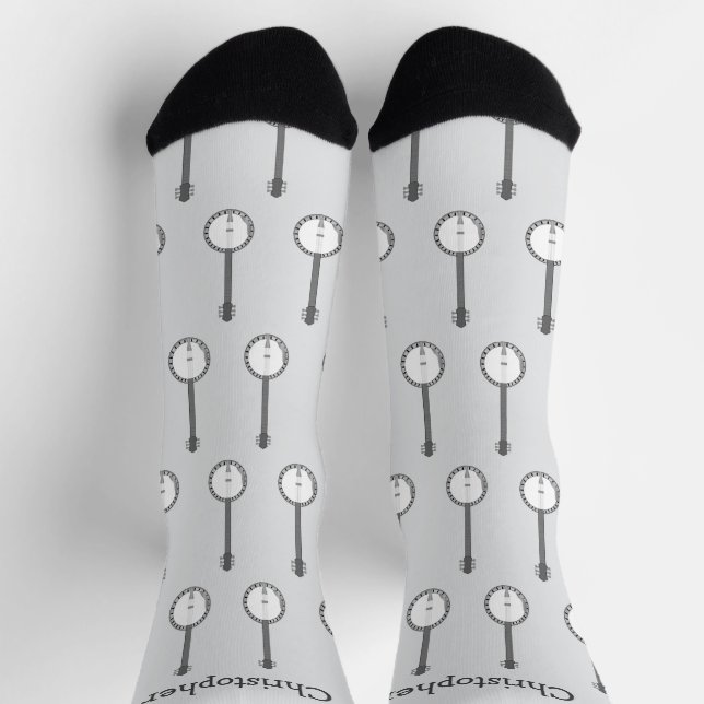 Chaussette Conception de banjo pour chaussettes (Haut)
