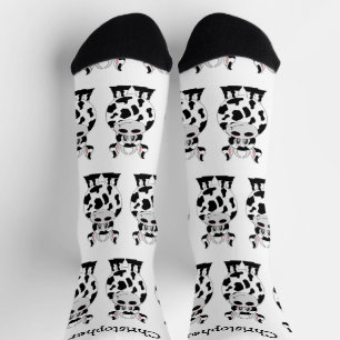 Chaussette Conception de chaussettes de vache