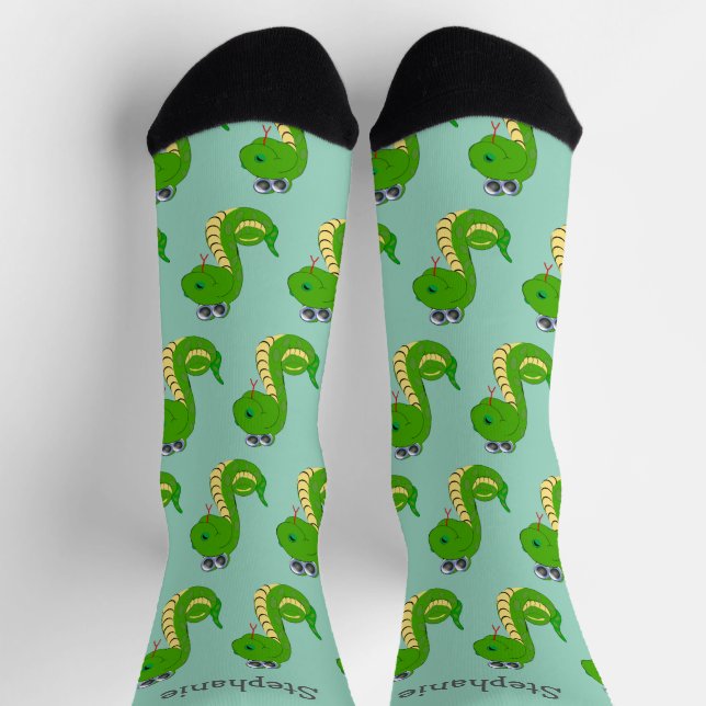 Chaussette Conception de chaussettes serpent (Haut)