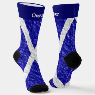 Chaussette Conception de drapeau écossais