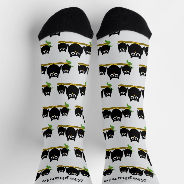 Chaussette Conception de hiboux personnalisés (Haut)