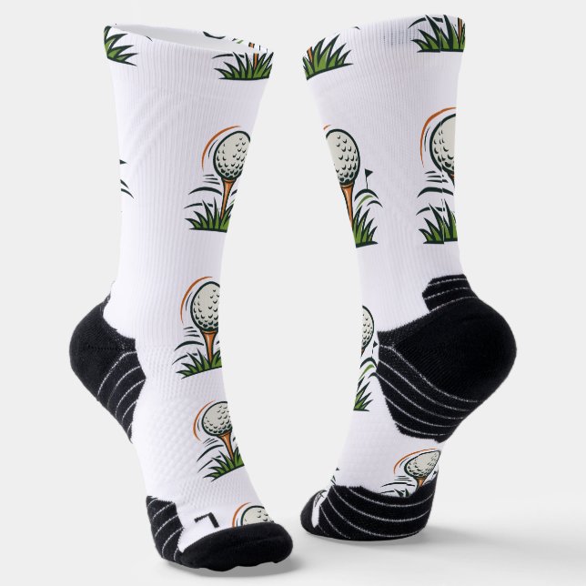 Chaussette Conception de logo de sport de drapeau d'herbe de  (Angulaire)