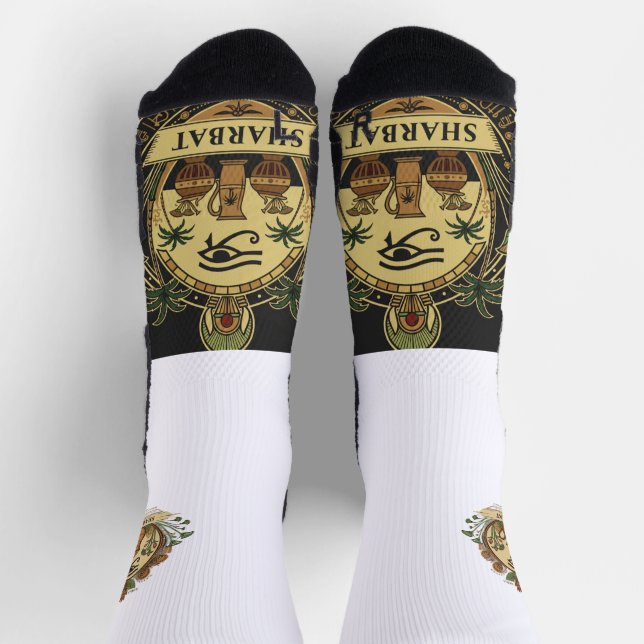 Chaussette Conception de logo égyptien traditionnel pour Shar (Haut)