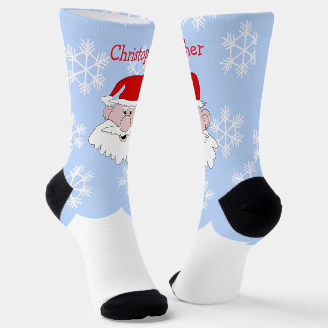 Chaussette Conception de Noël du Père Noël (Angulaire)