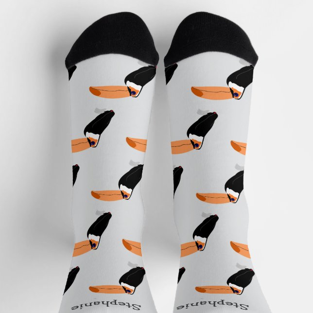 Chaussette Conception de toucan de chaussettes (Haut)