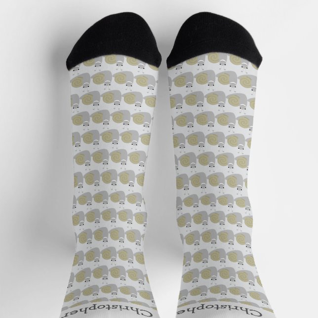 Chaussette Conception d'escargot Fond de n'importe quelle cou (Haut)