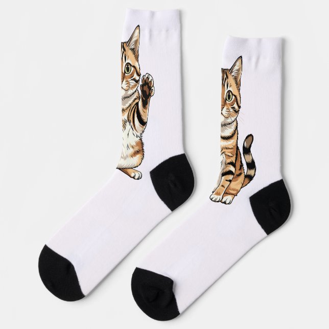 Chaussette Conception simple mignonne pour homme amateur de c (Gauche)