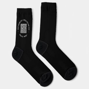 Chaussette Concevez vos propres chaussettes avec code QR et t