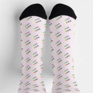 Chaussette Concevez votre propre Modèle de sockets de logo d'
