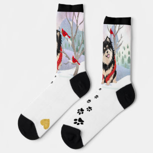 Chaussette CONFORT ET JOIE Lapphund finlandais chaussettes d'