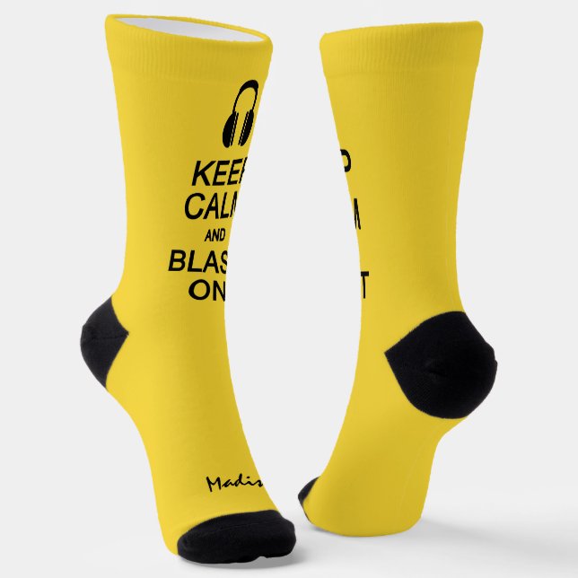 Chaussette Conserver le calme et l'éclat sur le nom et la cou (Angulaire)