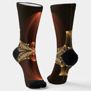 Chaussette Construction d'Imaginaires Art Fractal Abstrait br