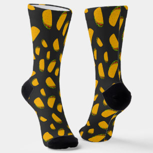 Chaussette Cool et amusant yummy taco motif