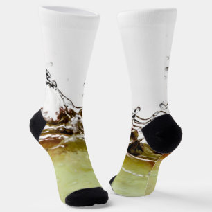 Chaussette Cool goutte d'eau sur pomme fruit