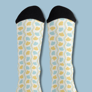 Chaussette Coquillage et vagues de plage Été