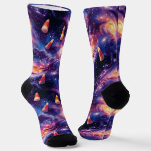 Chaussette Cosmos de maïs - Galaxie sucrée - Bonbons délicieu