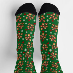 Chaussette Cosy Châtaignes Rôties Et Pneus Hiver