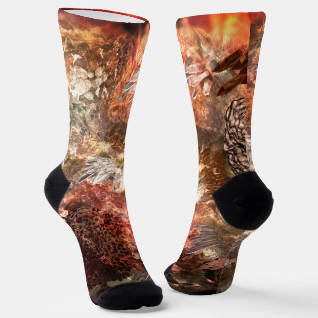 Chaussette Couches de cristaux avec teinte rustique (Angulaire)