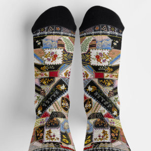 Chaussette Couette, motif fou