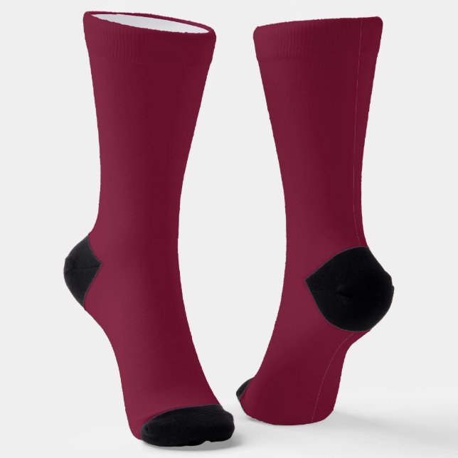 Chaussette Couleur de blanc uni Claret (Angulaire)