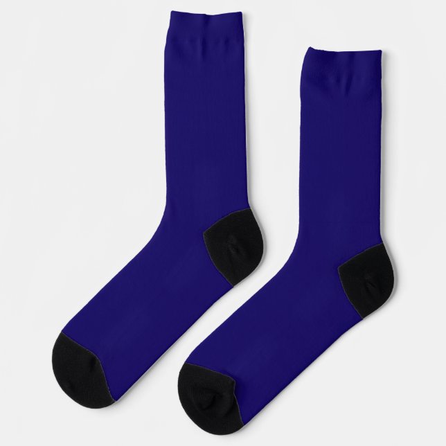 Chaussette Couleur de plaine ZSolid bleu fédéral (Gauche)