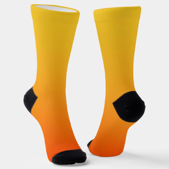 Chaussette Couleur Orange Jaune (Angulaire)