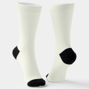 Chaussette Couleur solide ivoire