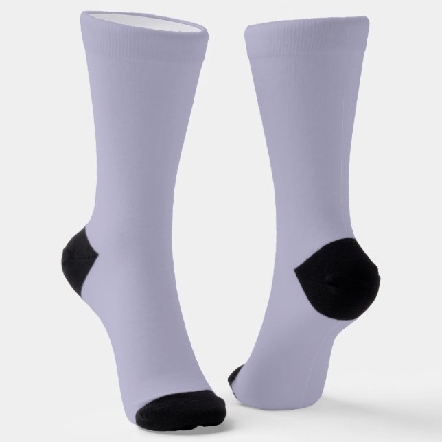 Chaussette Couleur solide pourpre en cuir (Angulaire)