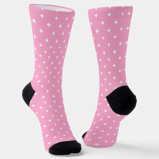 Chaussette Couleurs de sirène arc-en-ciel (Angulaire)