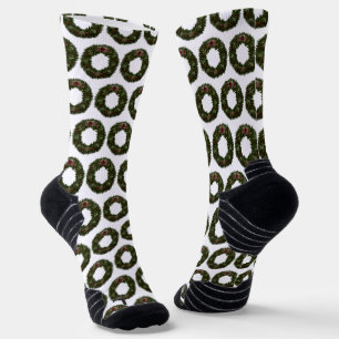 Chaussette Couronne de Noël