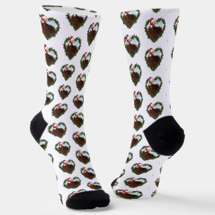 Chaussette Couronne de Noël au poulet Frizzle Chick
