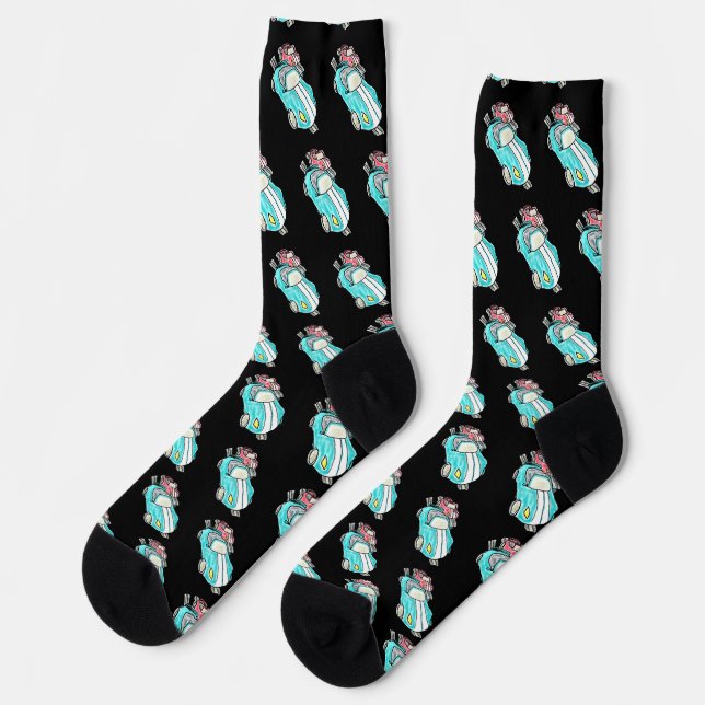 Chaussette Course de voitures à crémaillère (Gauche)