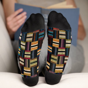 Chaussette courtepointe romaine