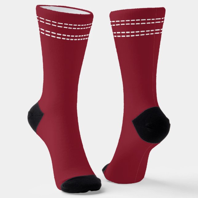 Chaussette Couture de balle de cricket Amusement Cricketeur (Angulaire)